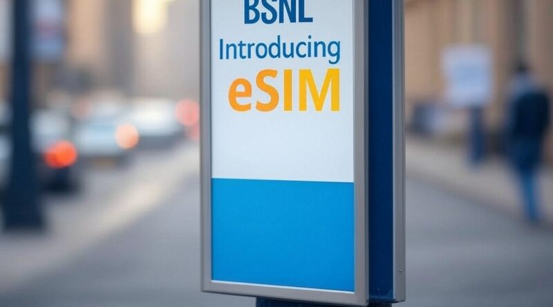 BSNL to Introduce eSIM Services by March 2025