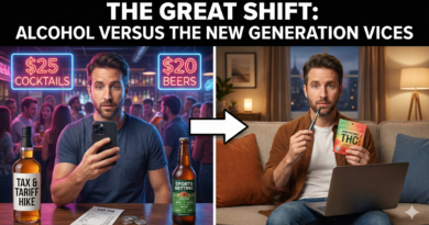 The Great Shift: Alcohol Versus the New Generation Vices